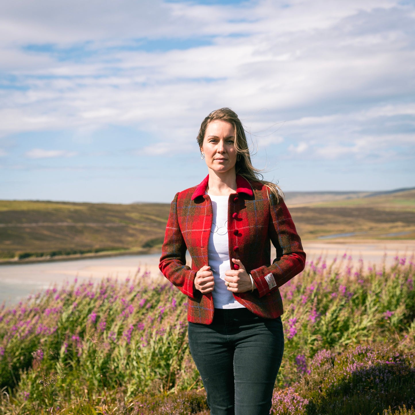 Bucktrout Ladies Amy Jacket – Red Check